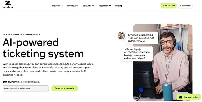 Zendesk - Unified Customer Support - Ticketing and Help Desk Software