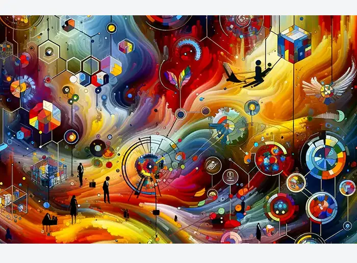 Illustration of tailored ecosystem maps for specific industries