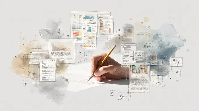 Enterprise AI activity logs, showing business inputs, AI-generated outputs, timestamps, and a human approval mark inside a software workflow.